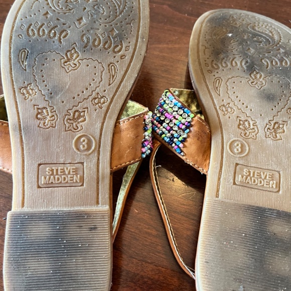 Steve Madden Girls Sandals sz 3 - Picture 4 of 4
